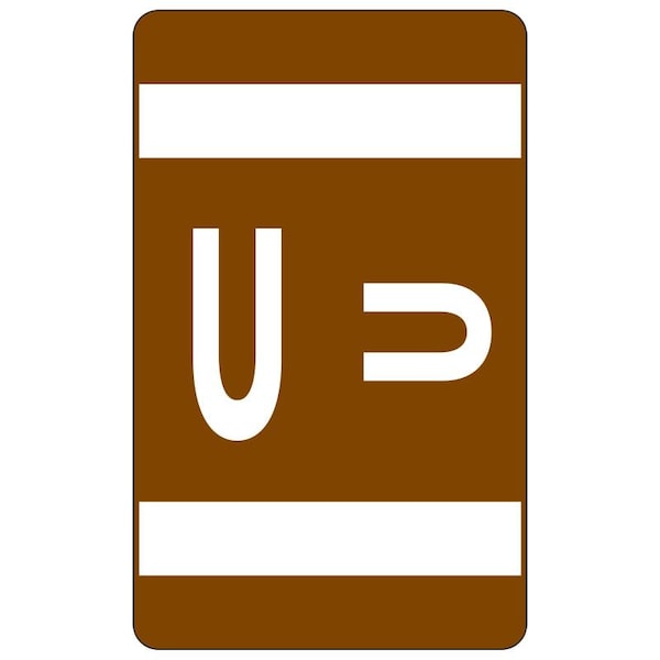 Label, Accs, "U", Drkbn, 100Ct Pk